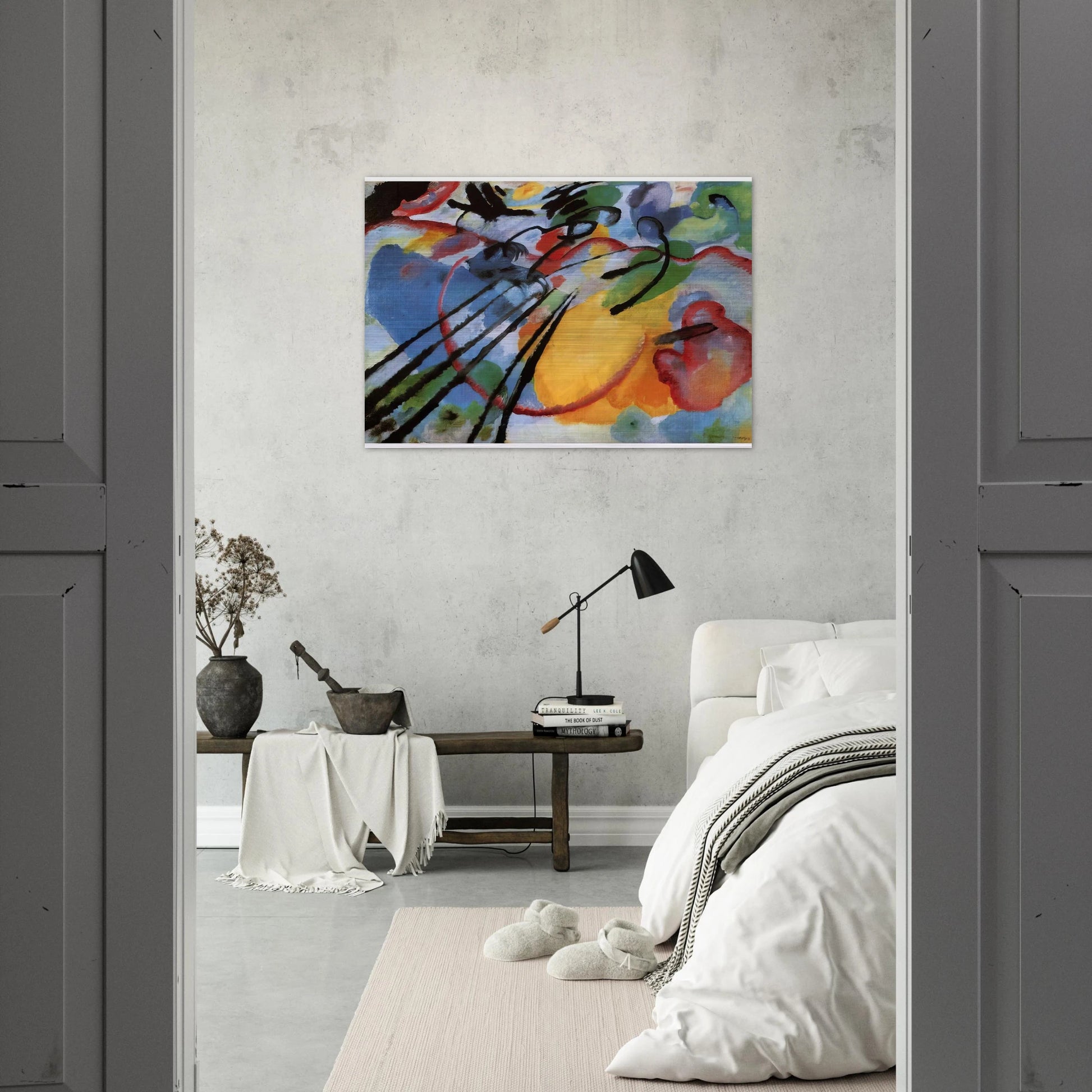 IMPROVISATION 26 ROWING 1912 - Wassily Kandinsky Brushed Aluminum Print - 70x100 cm / 28x40 inches | Wassily Kandinsky Aluminum Print | Wassily Kandinsky Prints