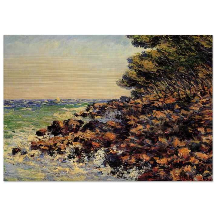 Cap Martin - claude monet Brushed Aluminum Print - 70x100 cm / 28x40 inches | claude monet Aluminum Print | claude monet Prints