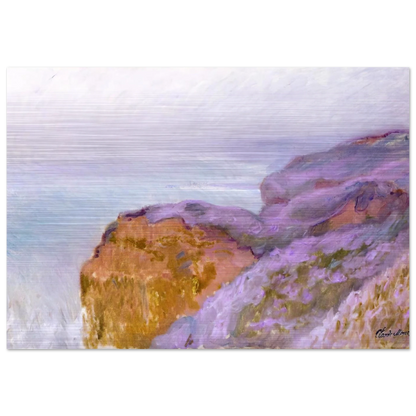 At Val Saint-Nicolas, near Dieppe - claude monet Brushed Aluminum Print - 70x100 cm / 28x40 inches | claude monet Aluminum Print | claude monet Prints