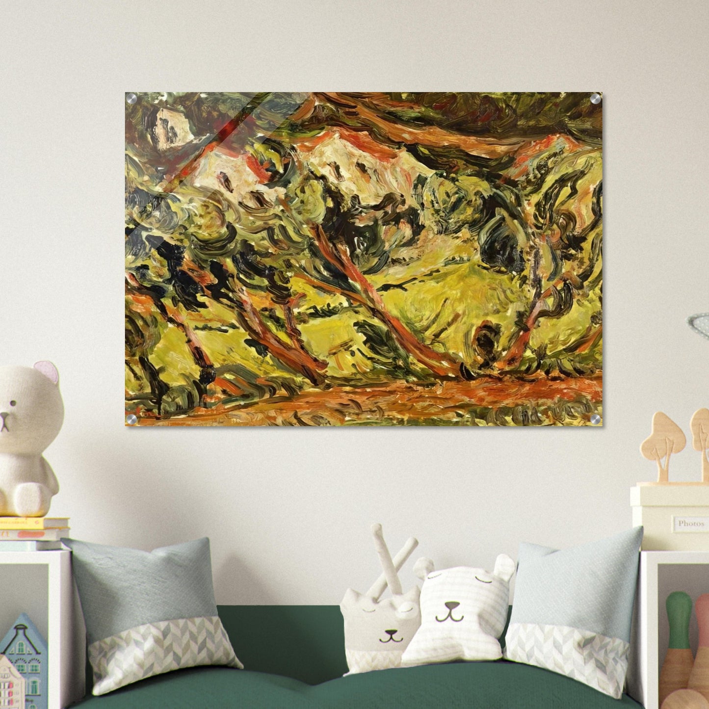 CERET LANDSCAPE 1 - Chaim Soutine Acrylic Print - 70x100 cm / 28x40″ inches