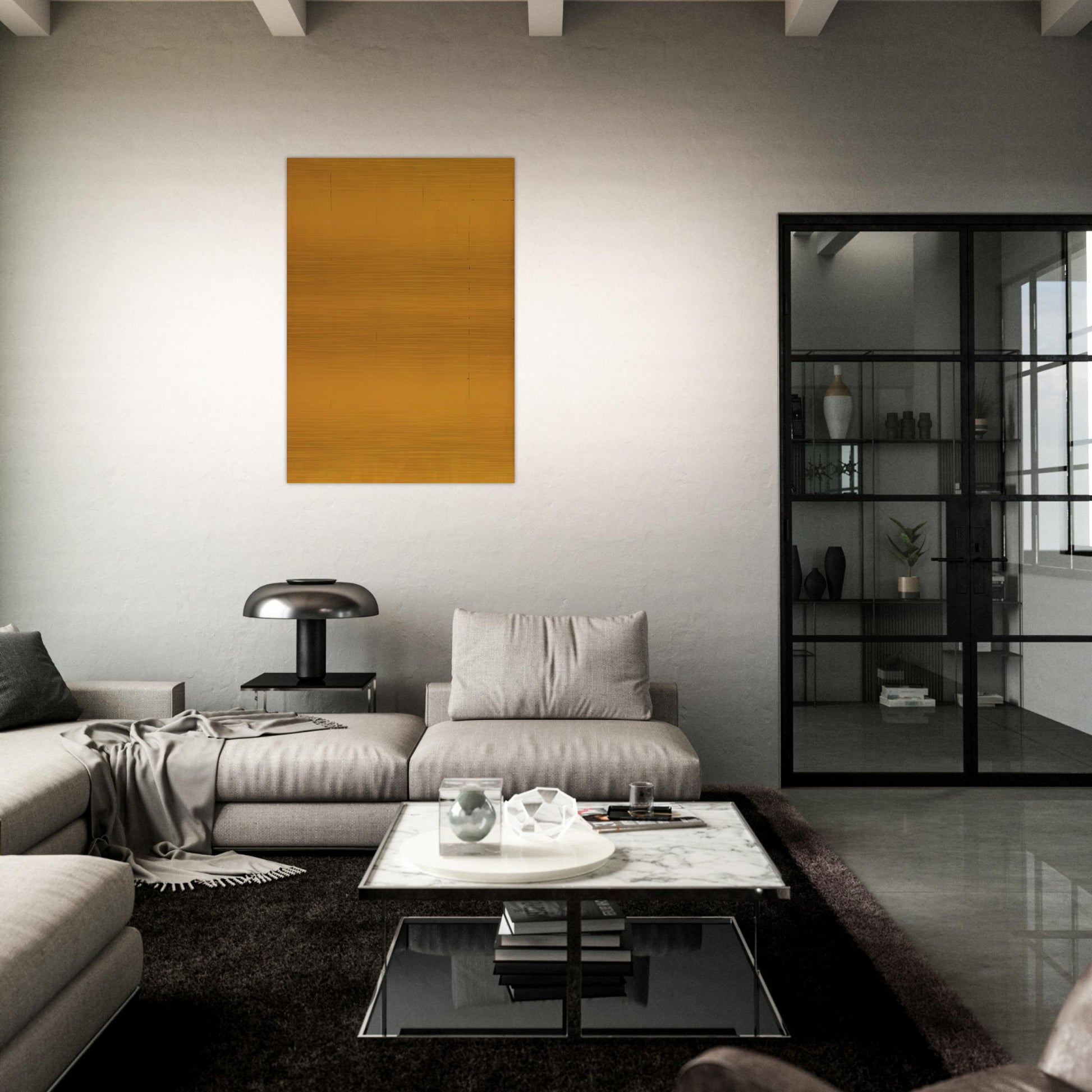 Solare - 1962 - Mario Schifano Brushed Aluminum Print - 70x100 cm / 28x40 inches | Mario Schifano Aluminum Print | Mario Schifano Prints