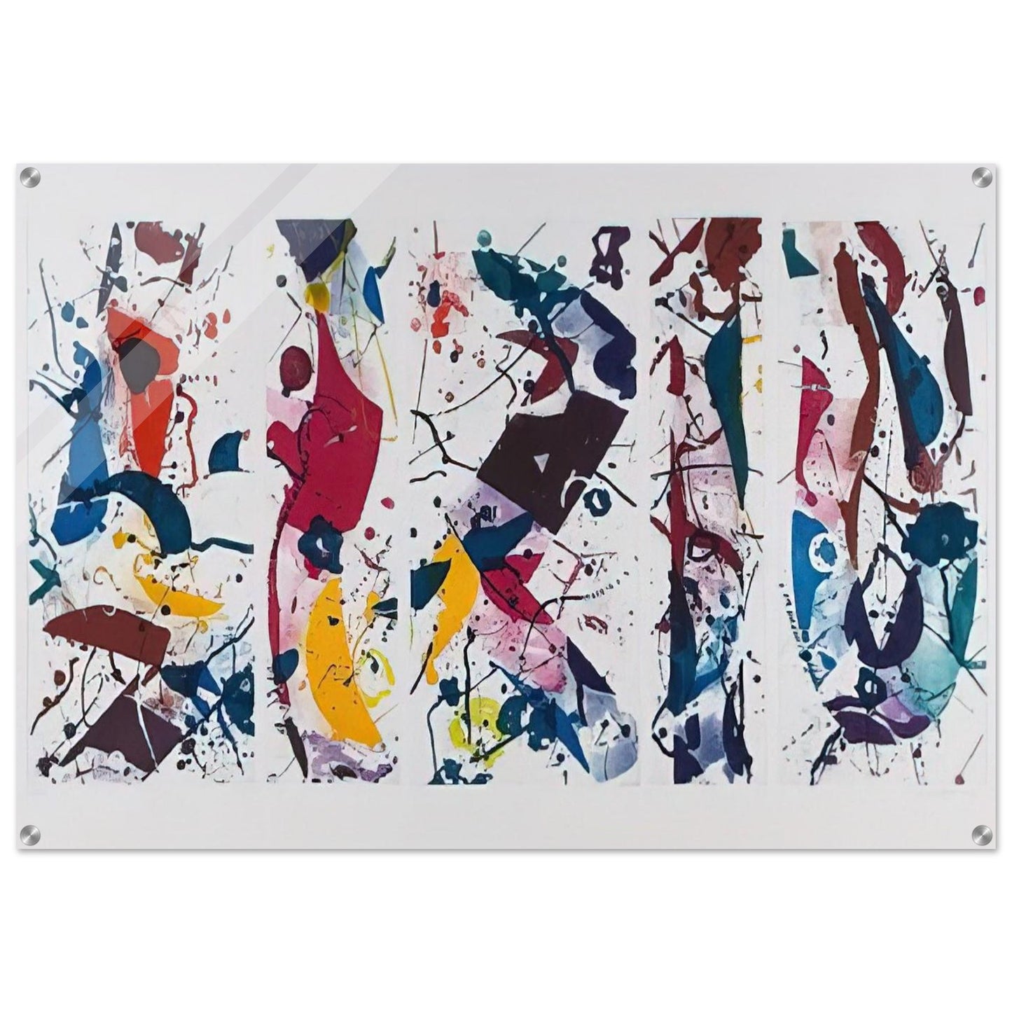 Untitled SFE 020  Lembark I53  - Sam Francis Acrylic Print - 70x100 cm / 28x40″ inches