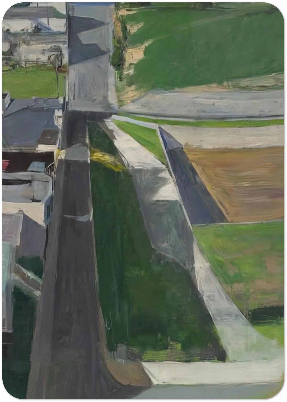 Cityscape I By Richard Diebenkorn Pack of 10 Post Cards | Richard Diebenkorn Post Cards | A6 (10.5 x 14.8 cm) - 4.1 x 5.8 inches