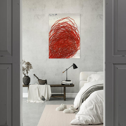Suma - Cy Twombly Brushed Aluminum Print - 70x100 cm / 28x40 inches | Cy Twombly Aluminum Print | Cy Twombly Prints