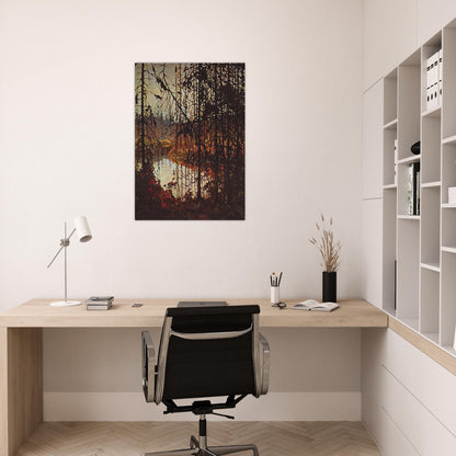 NORTHERN RIVER 1915 - Tom Thomson Brushed Aluminum Print - 70x100 cm / 28x40 inches | Tom Thomson Aluminum Print | Tom Thomson Prints
