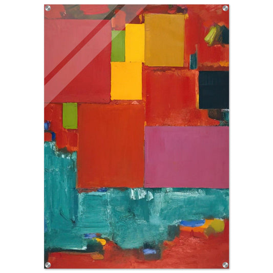 Pompeii - Hans Hofmann Acrylic Print - 70x100 cm / 28x40″ inches | Hans Hofmann Wall Art | Hans Hofmann Prints