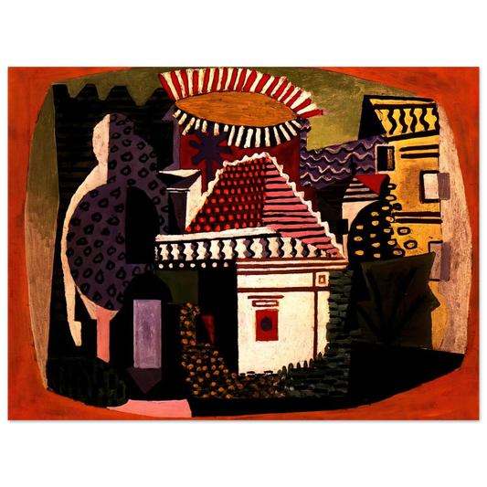Pablo Picasso - Landscape of Juan-les-Pins  75x100 cm / 30x40inches Fine Art Poster
