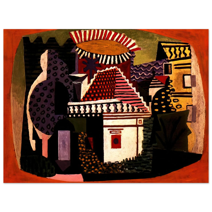 Pablo Picasso - Landscape of Juan-les-Pins  75x100 cm / 30x40inches Fine Art Poster