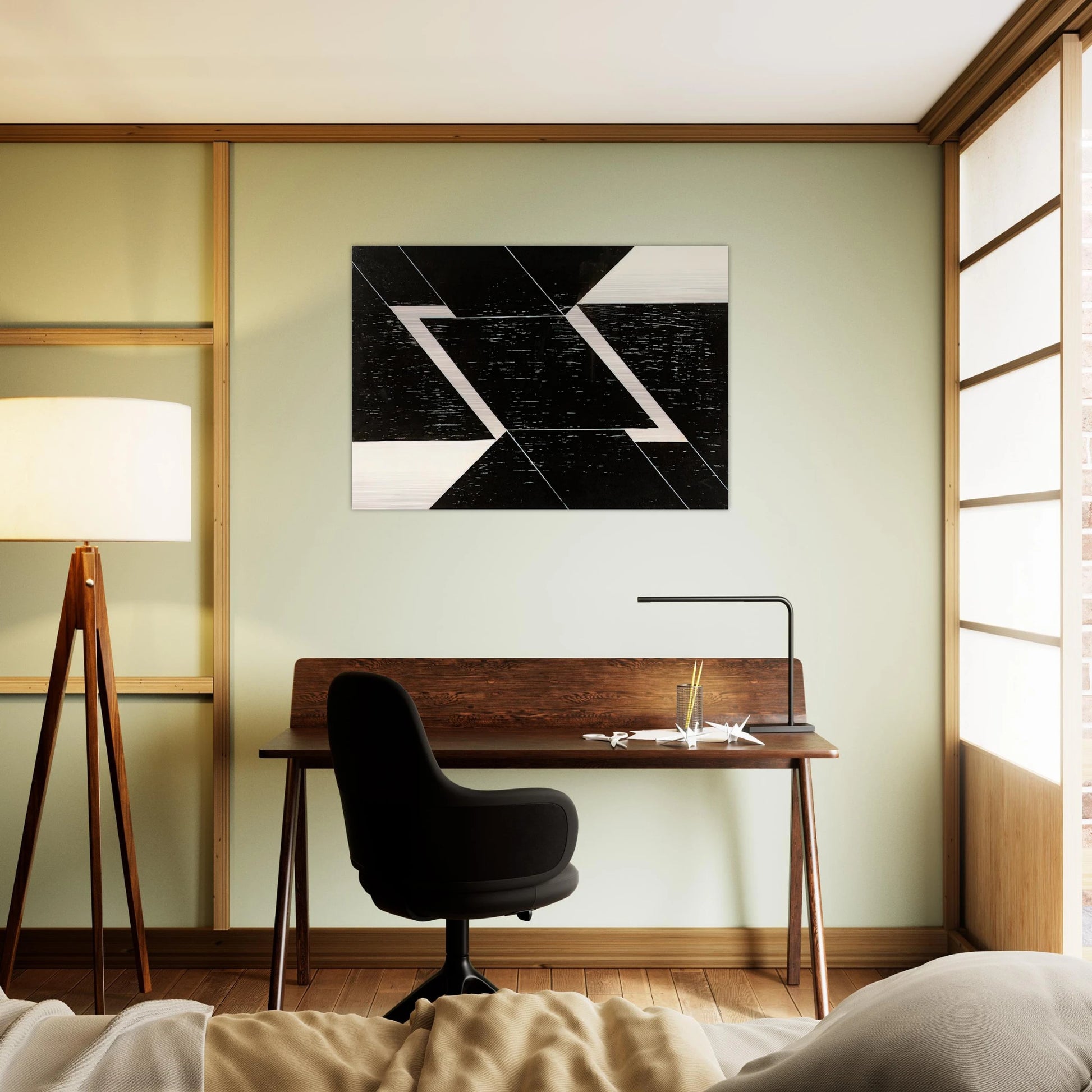 Tecelar - 1955 - Lygia Pape Brushed Aluminum Print - 70x100 cm / 28x40 inches | Lygia Pape Aluminum Print | Lygia Pape Prints