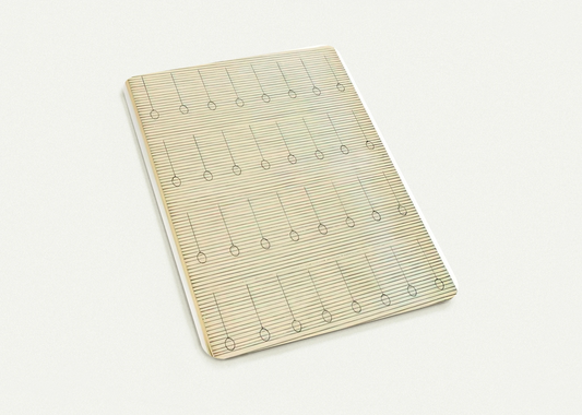 Drops By Agnes Martin Pack of 10 Post Cards | Agnes Martin Post Cards | A6 (10.5 x 14.8 cm) - 4.1 x 5.8 inches