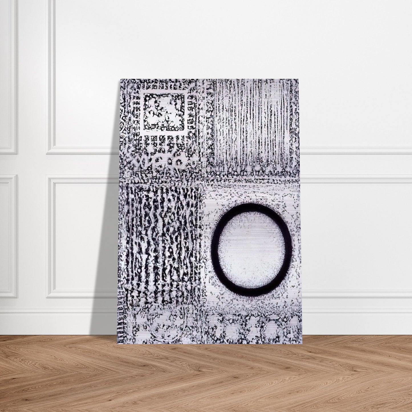 Circle by the Falling Waters - Richard Pousette-Dart Brushed Aluminum Print - 70x100 cm / 28x40 inches | Richard Pousette-Dart Aluminum Print | Richard Pousette-Dart Prints