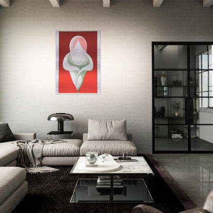 Abstract Tulip - 1979 - Clarence Holbrook Carter Brushed Aluminum Print - 70x100 cm / 28x40 inches | Clarence Holbrook Carter Aluminum Print | Clarence Holbrook Carter Prints