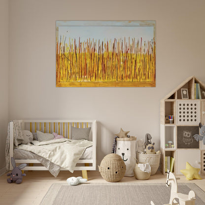 Campo di grano - 1984 - Mario Schifano Art Prints - 100x150 cm / 40x60″ inches | Mario Schifano Poster | Mario Schifano Prints
