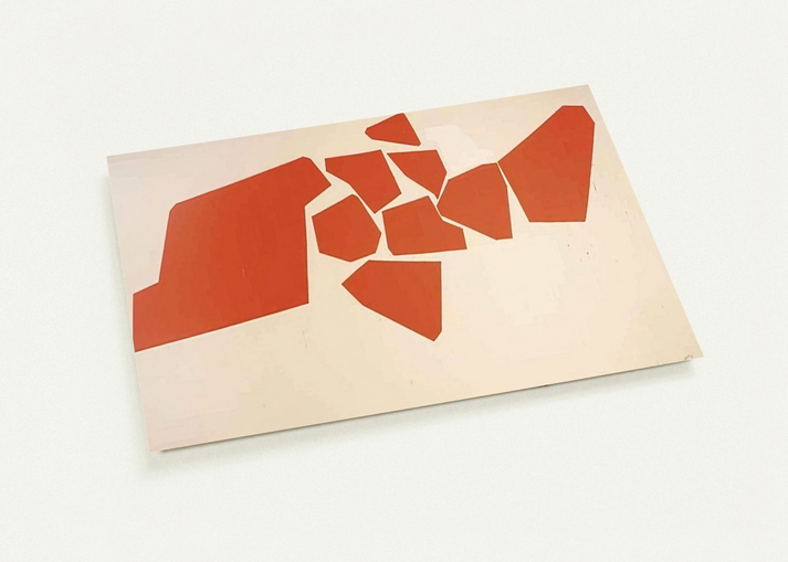 Large Fragemented Shapes - 1968 By Robert Goodnough Pack of 10 Post Cards | Robert Goodnough Post Cards | A6 (10.5 x 14.8 cm) - 4.1 x 5.8 inches