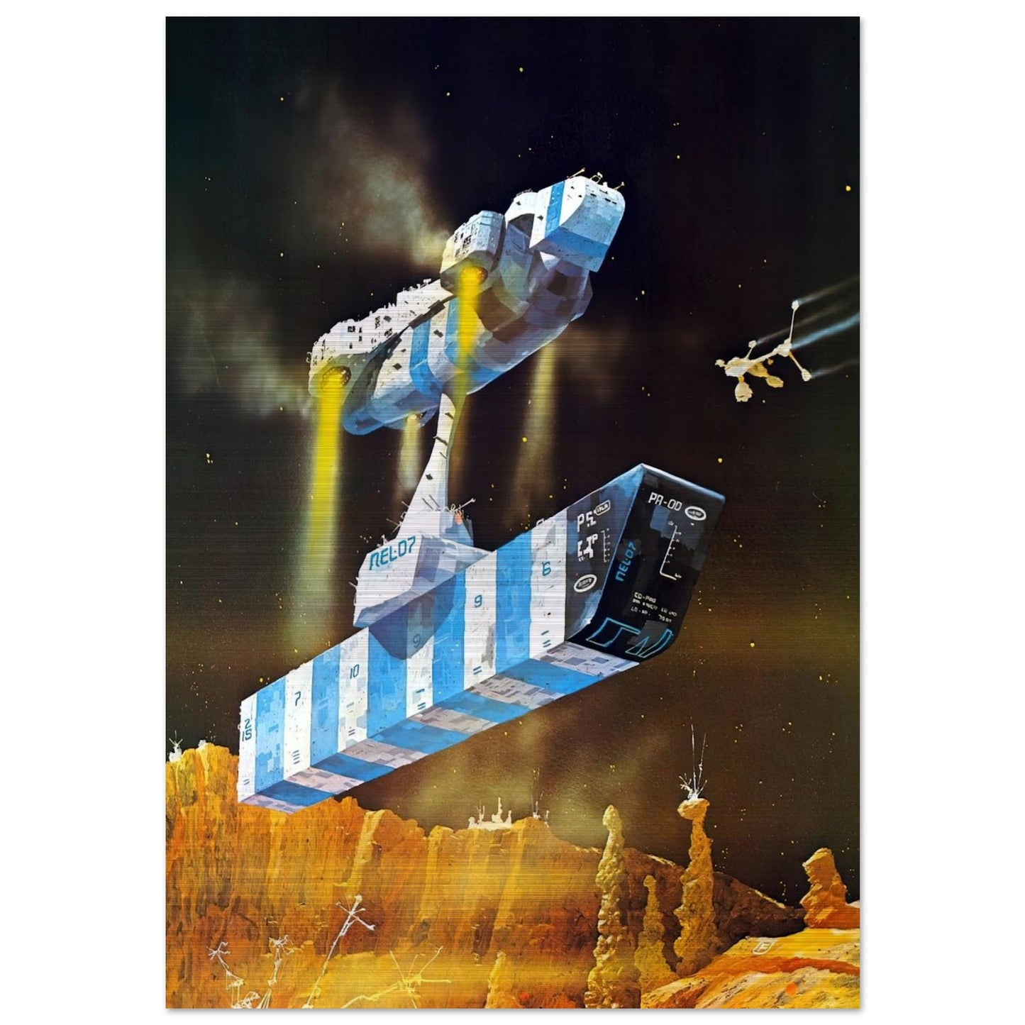 Chris Foss - Chris Foss Brushed Aluminum Print - 70x100 cm / 28x40 inches | Chris Foss Aluminum Print | Chris Foss Prints