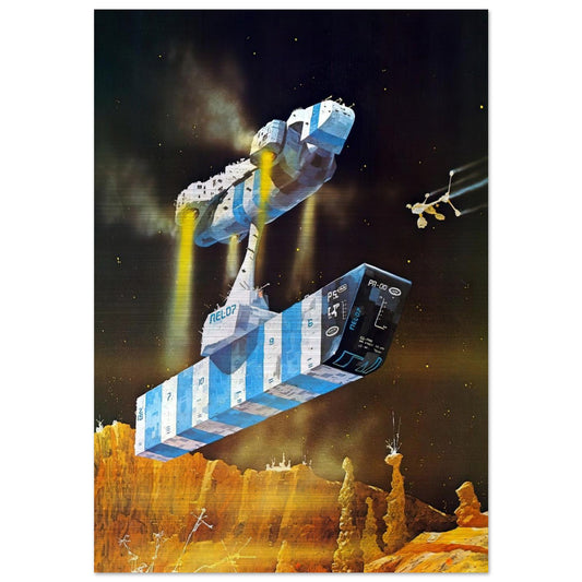 Chris Foss - Chris Foss Brushed Aluminum Print - 70x100 cm / 28x40 inches | Chris Foss Aluminum Print | Chris Foss Prints