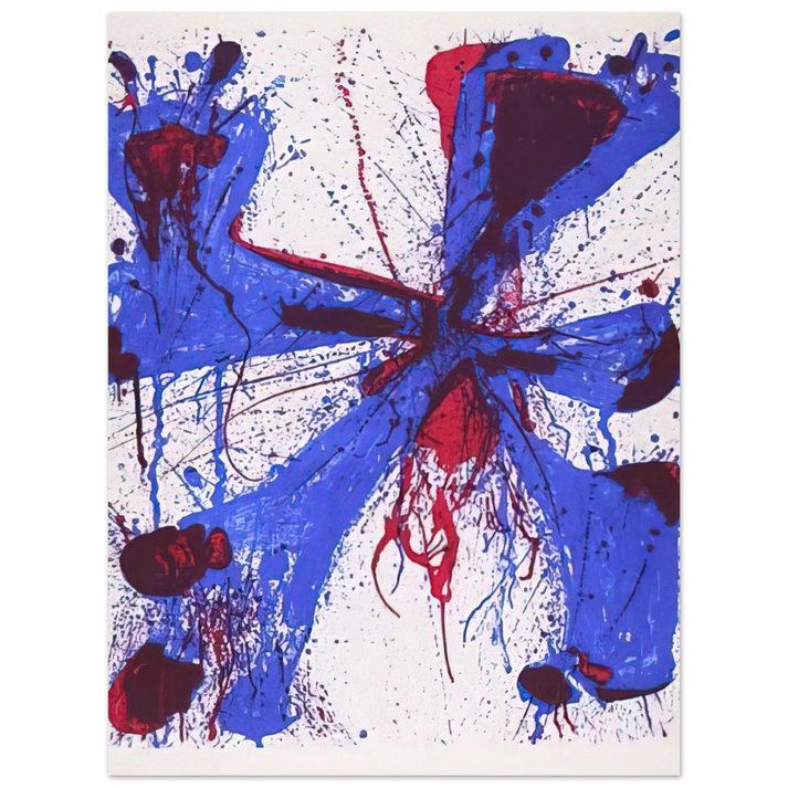 Sam Francis - Damn Braces  75x100 cm / 30x40inches Fine Art Poster