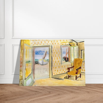 INTERIOR OPEN DOOR 1920 - Henri Matisse Brushed Aluminum Print - 70x100 cm / 28x40 inches | Henri Matisse Aluminum Print | Henri Matisse Prints