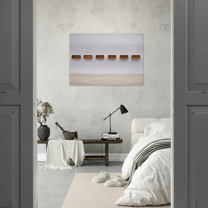 Untitled - 1975 - Donald Judd Brushed Aluminum Print - 70x100 cm / 28x40 inches | Donald Judd Aluminum Print | Donald Judd Prints