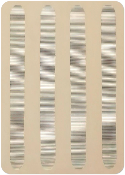 Columns By Agnes Martin Pack of 10 Post Cards | Agnes Martin Post Cards | A6 (10.5 x 14.8 cm) - 4.1 x 5.8 inches