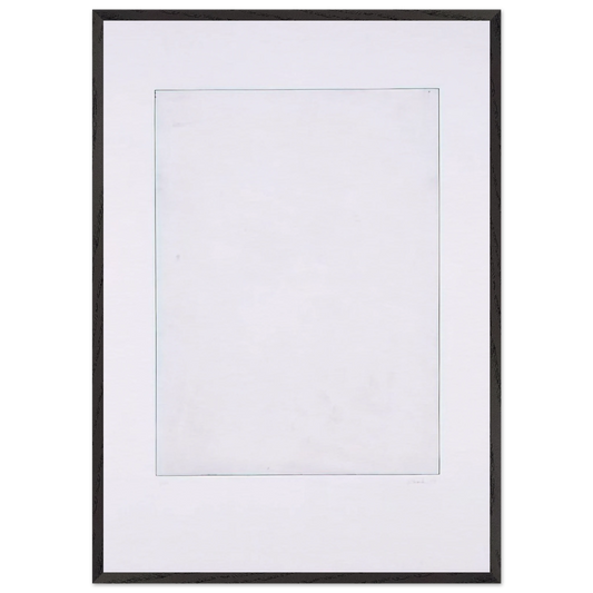 Untitled e From Five Plates - 1973 - Brice Marden 70x100 cm / 28x40 inches Framed Art Print – Black Wooden Frame
