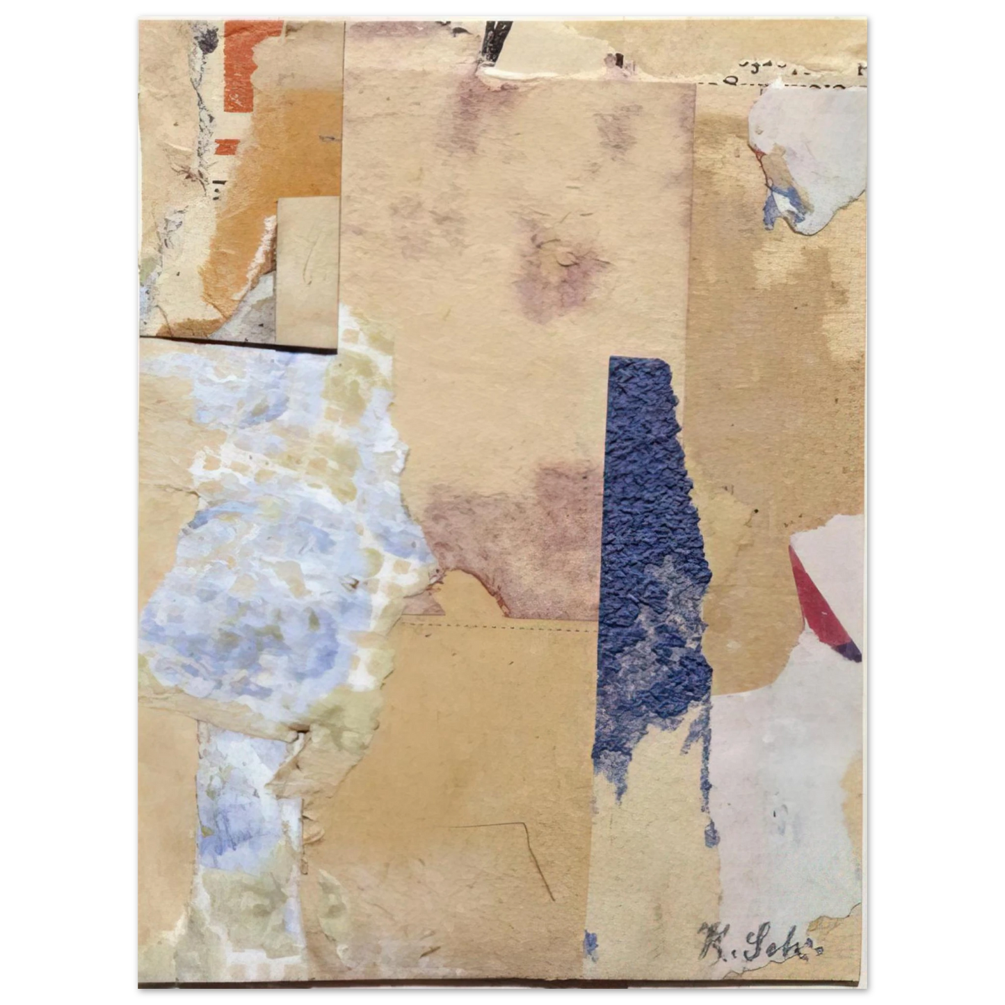 Kurt Schwitters - APHORISM 1923  75x100 cm / 30x40inches Fine Art Poster