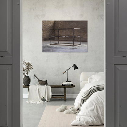 To Dave Shackman - 1964 - Donald Judd Brushed Aluminum Print - 70x100 cm / 28x40 inches | Donald Judd Aluminum Print | Donald Judd Prints