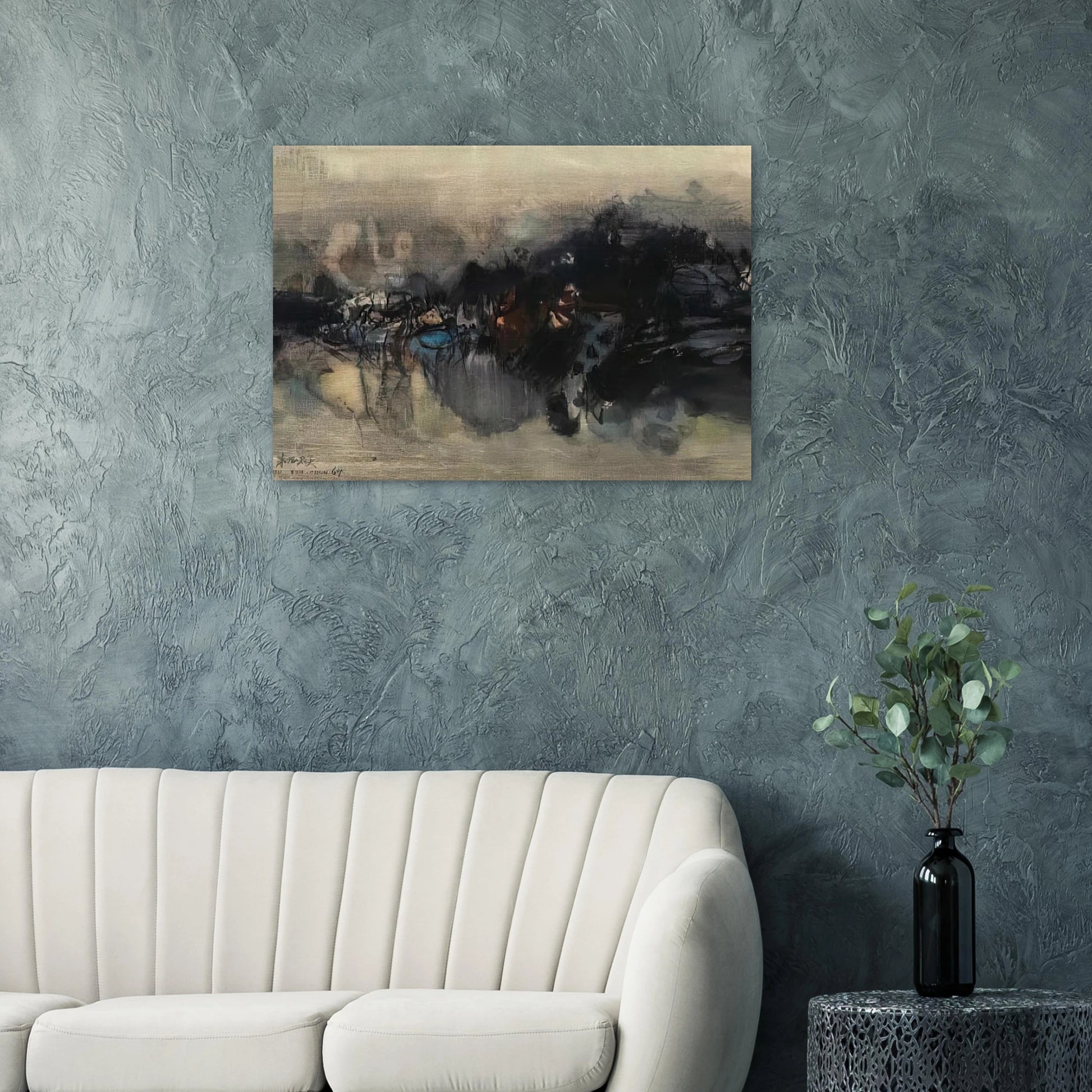 UNTITLED 1964 - Chu teh Chun Brushed Aluminum Print - 70x100 cm / 28x40 inches | Chu teh Chun Aluminum Print | Chu teh Chun Prints