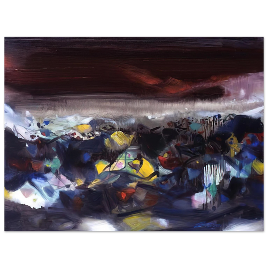 Chu teh Chun - PUISSANCE OC ANIQUE 2004  75x100 cm / 30x40inches Fine Art Poster