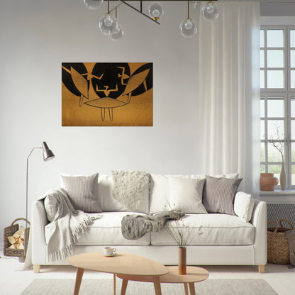 SILHOUETTE - Man Ray Brushed Aluminum Print - 70x100 cm / 28x40 inches | Man Ray Aluminum Print | Man Ray Prints
