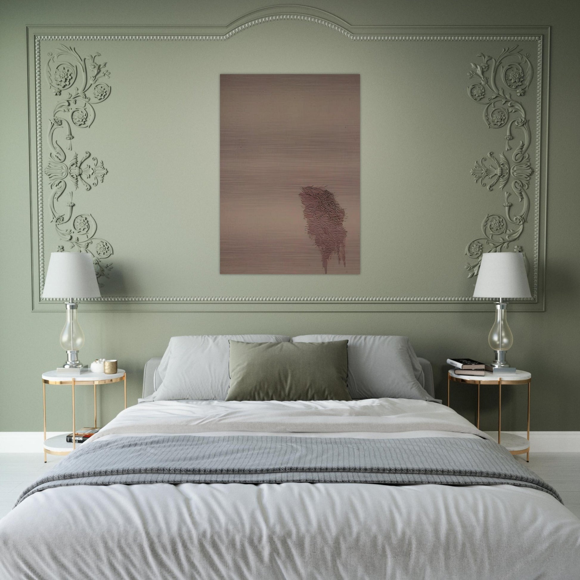 Pink Blend - 1972 - Robert Goodnough Brushed Aluminum Print - 70x100 cm / 28x40 inches | Robert Goodnough Aluminum Print | Robert Goodnough Prints