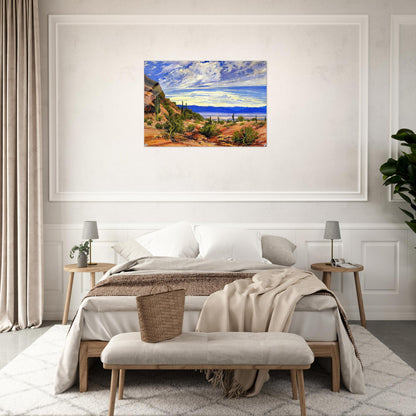 WASHOE WICKIUP 1919 - Maynard Dixon Acrylic Print - 70x100 cm / 28x40″ inches | Maynard Dixon Wall Art | Maynard Dixon Prints