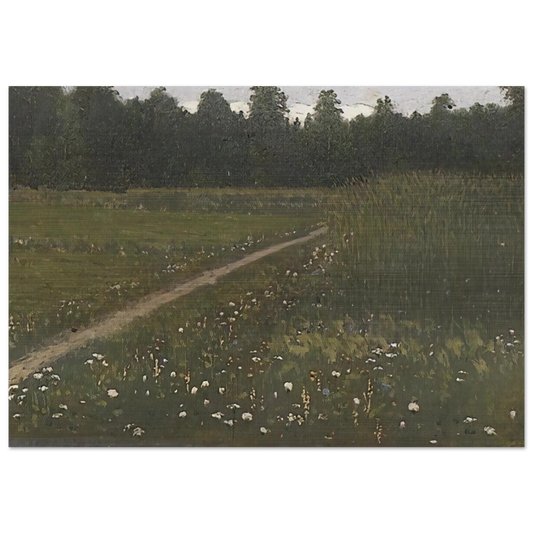 Forest Glade - Arkhyp Kuindzhi Brushed Aluminum Print - 70x100 cm / 28x40 inches | Arkhyp Kuindzhi Aluminum Print | Arkhyp Kuindzhi Prints