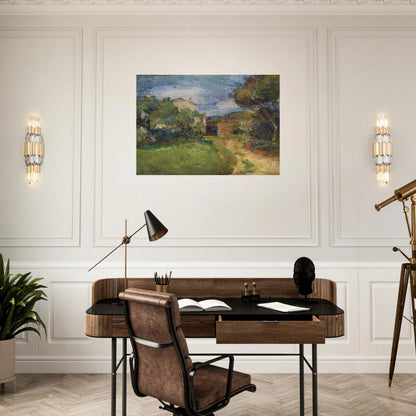 PETIT PAYSAGE CORSE 1898 - Henri Matisse Brushed Aluminum Print - 70x100 cm / 28x40 inches | Henri Matisse Aluminum Print | Henri Matisse Prints