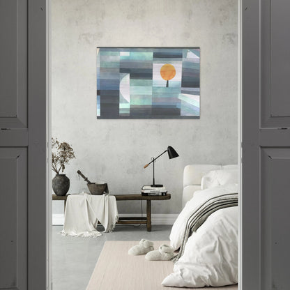 THE MESSENGER OF AUTUMN 1922 - Paul Klee Brushed Aluminum Print - 70x100 cm / 28x40 inches | Paul Klee Aluminum Print | Paul Klee Prints