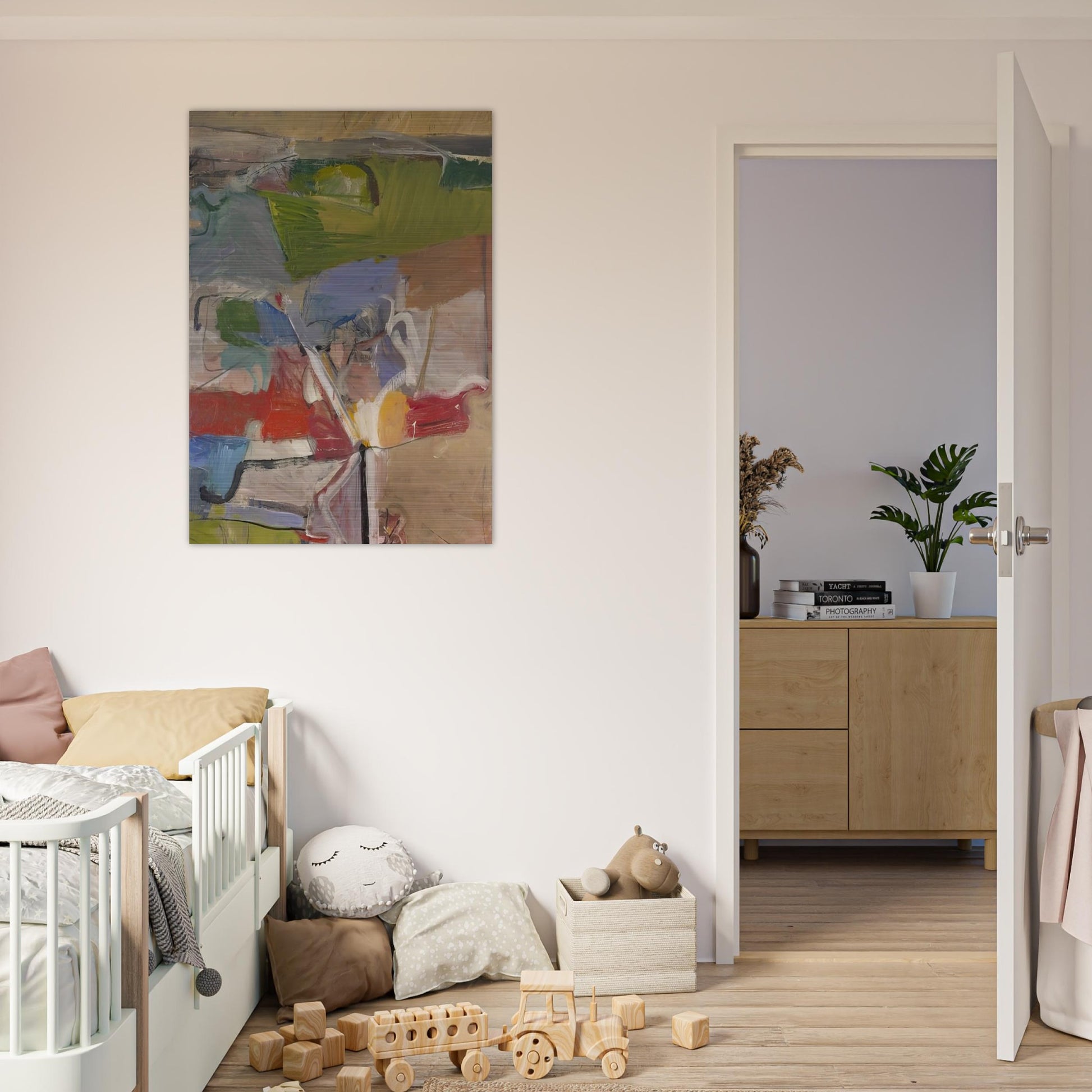 Berkeley #23 - Richard Diebenkorn Brushed Aluminum Print - 70x100 cm / 28x40 inches | Richard Diebenkorn Aluminum Print | Richard Diebenkorn Prints
