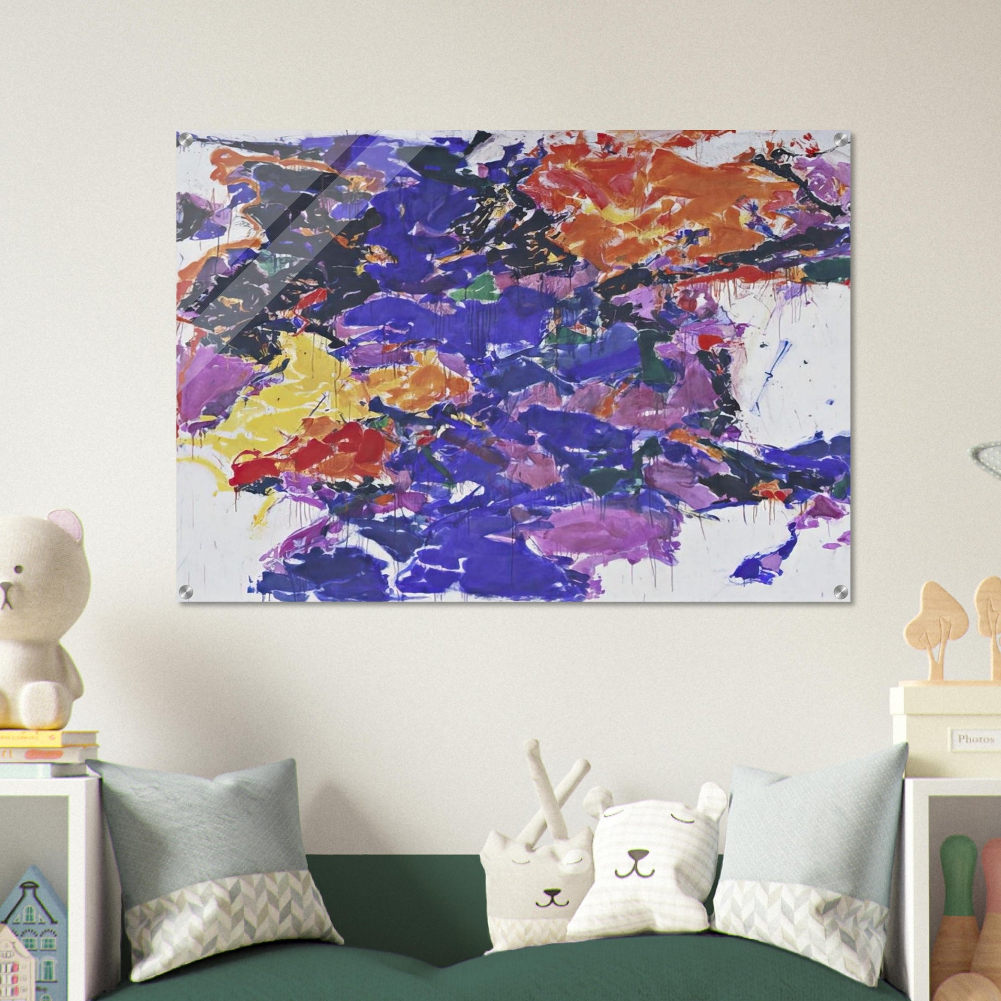 Towards Disappearance II - Sam Francis Acrylic Print - 70x100 cm / 28x40″ inches