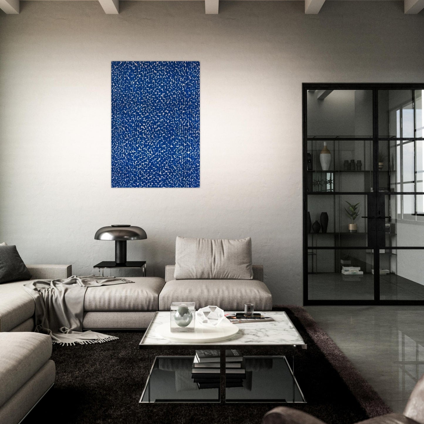 SKY LIGHT 1973 - Alma Woodsey Thomas Brushed Aluminum Print - 70x100 cm / 28x40 inches | Alma Woodsey Thomas Aluminum Print | Alma Woodsey Thomas Prints