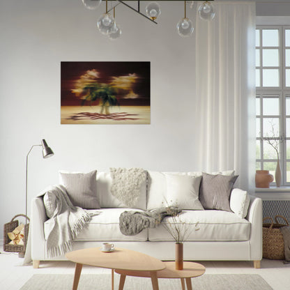LILIES - Gerhard Richter Brushed Aluminum Print - 70x100 cm / 28x40 inches | Gerhard Richter Aluminum Print | Gerhard Richter Prints