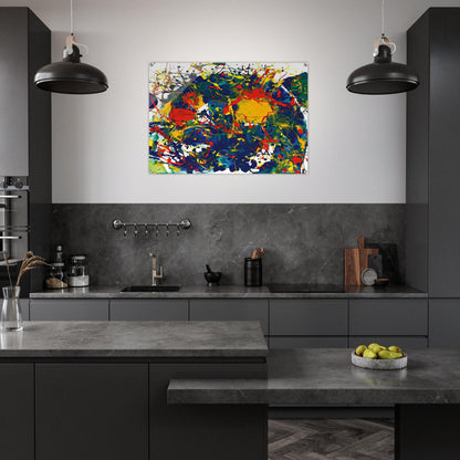 Untitled  SFP94-43  SF94-044  - Sam Francis Acrylic Print - 70x100 cm / 28x40″ inches