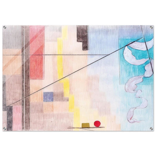 Die Kontraste - Abstract Art - Johannes Itten Acrylic Print - 70x100 cm / 28x40″ inches