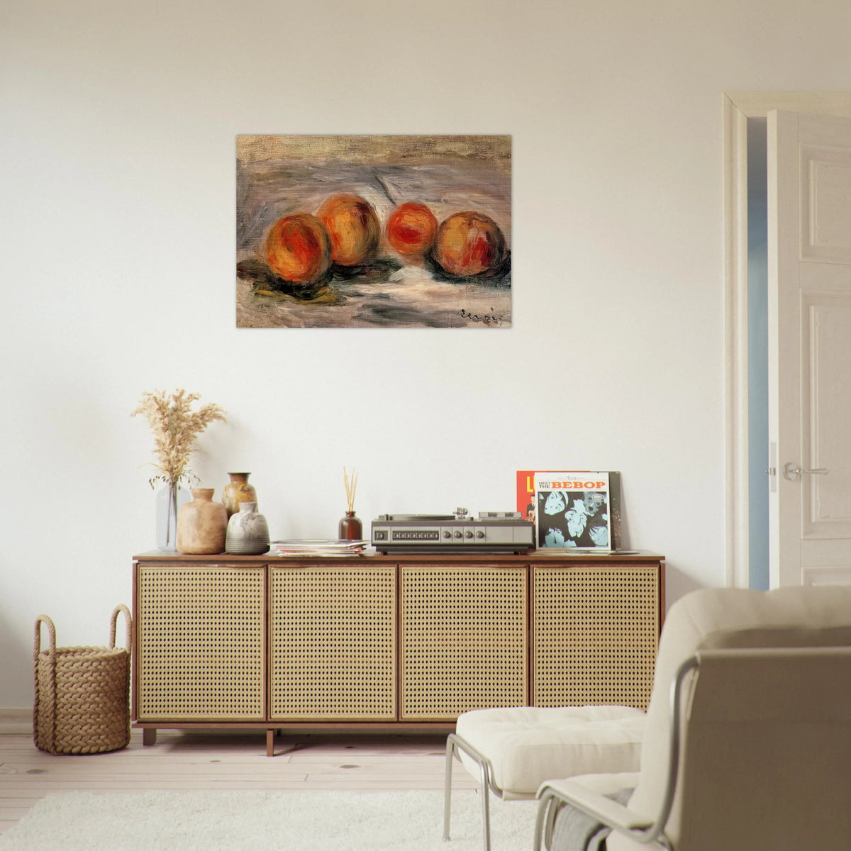 Peaches - Pierre-Auguste Renoir Brushed Aluminum Print - 70x100 cm / 28x40 inches | Pierre-Auguste Renoir Aluminum Print | Pierre-Auguste Renoir Prints