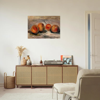 Peaches - Pierre-Auguste Renoir Brushed Aluminum Print - 70x100 cm / 28x40 inches | Pierre-Auguste Renoir Aluminum Print | Pierre-Auguste Renoir Prints