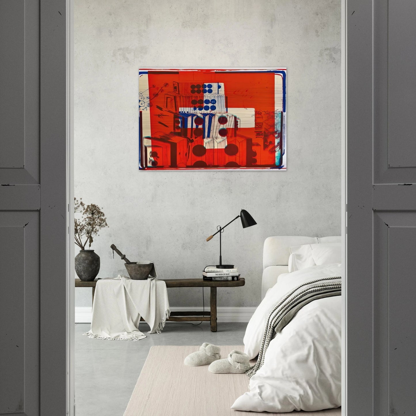 Ars Alpina I - 1972 - Dieter Roth Brushed Aluminum Print - 70x100 cm / 28x40 inches | Dieter Roth Aluminum Print | Dieter Roth Prints