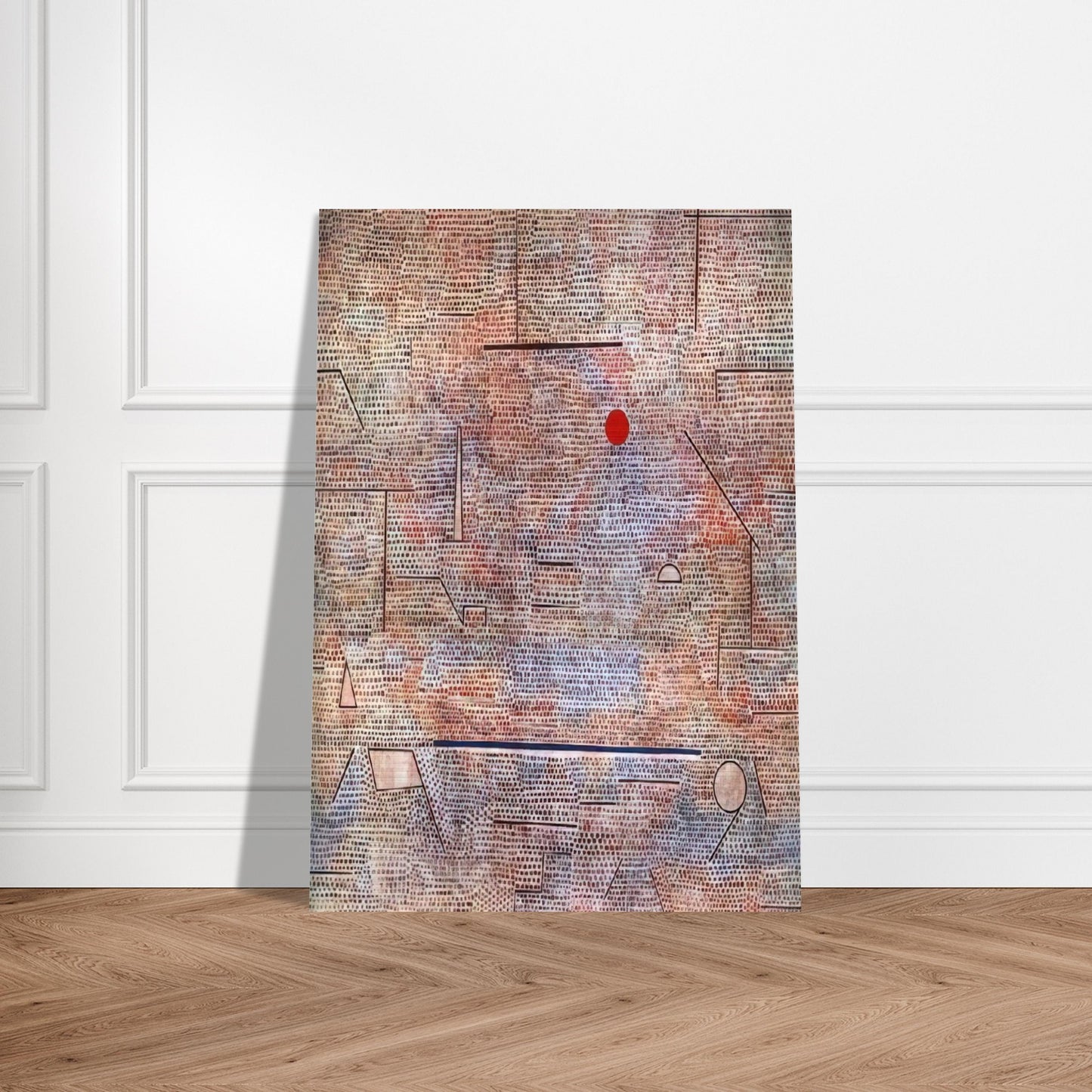 CACODEMONIC 1916 - Paul Klee Brushed Aluminum Print - 70x100 cm / 28x40 inches | Paul Klee Aluminum Print | Paul Klee Prints
