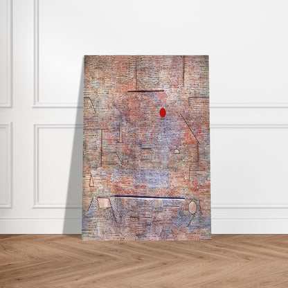 CACODEMONIC 1916 - Paul Klee Brushed Aluminum Print - 70x100 cm / 28x40 inches | Paul Klee Aluminum Print | Paul Klee Prints