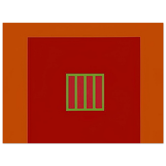 Peter Halley - Day-Glo Prison - 1982  75x100 cm / 30x40inches Fine Art Poster