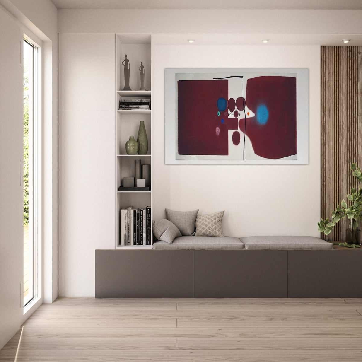 Brown Symphony - 1979 - Victor Pasmore Art Prints - 100x150 cm / 40x60″ inches | Victor Pasmore Poster | Victor Pasmore Prints