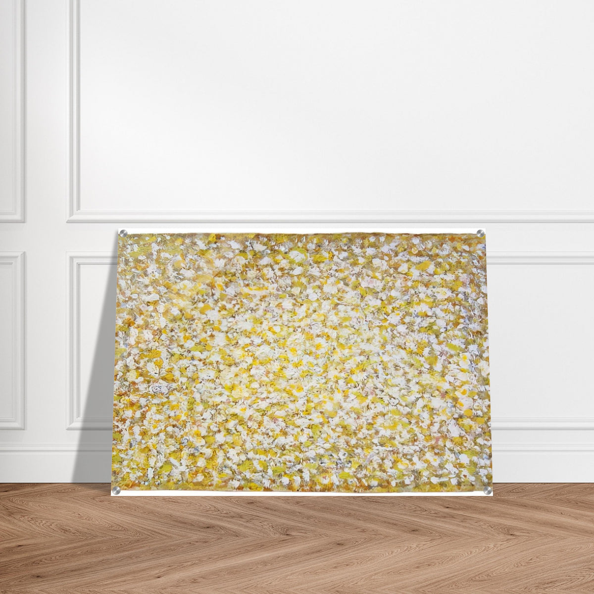 Serpentine Saffron - 1969 - Richard Pousette-Dart Acrylic Print - 70x100 cm / 28x40″ inches