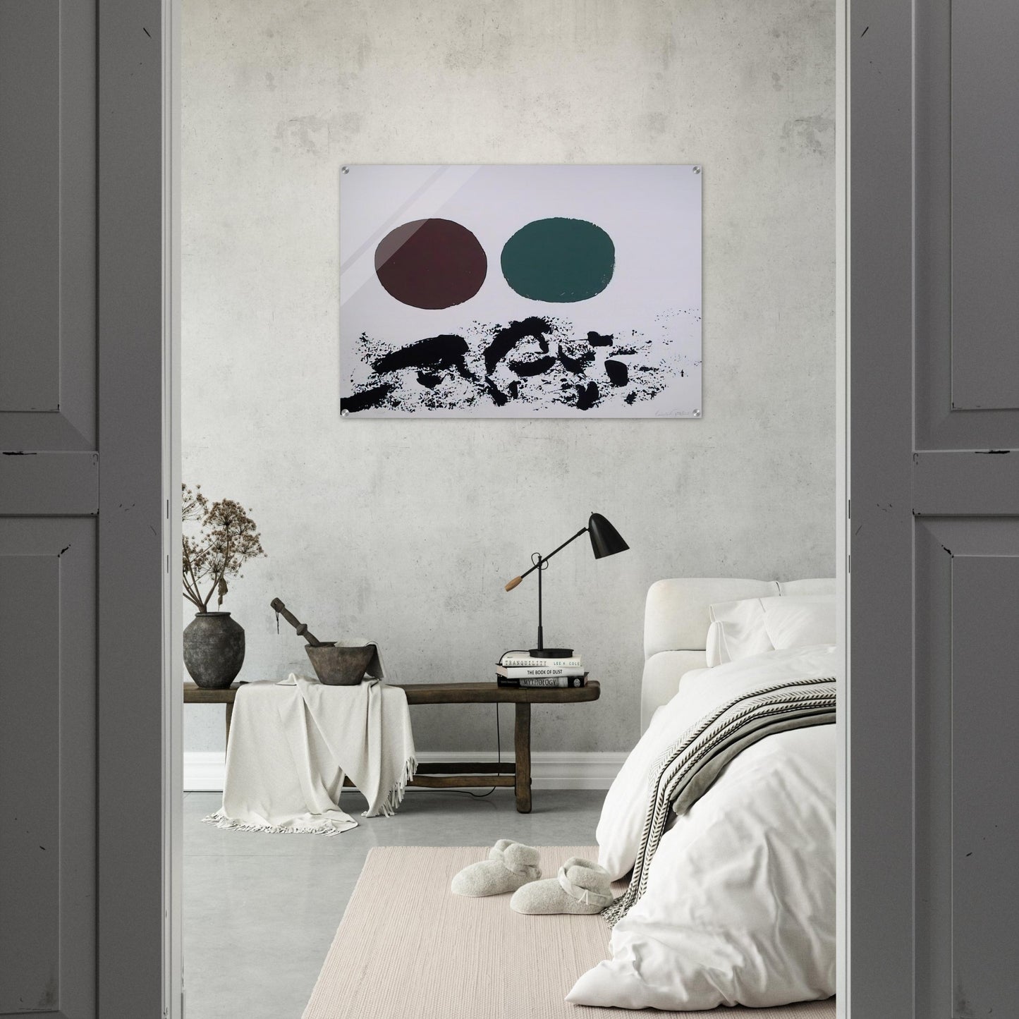 Flurry - 1967 - Adolph Gottlieb Acrylic Print - 70x100 cm / 28x40″ inches